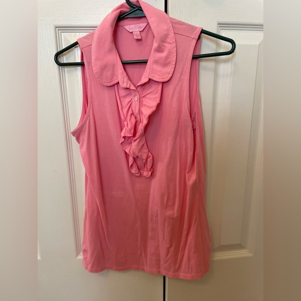 Lilly Pulitzer Ruffle Tank - Picture 2 of 2